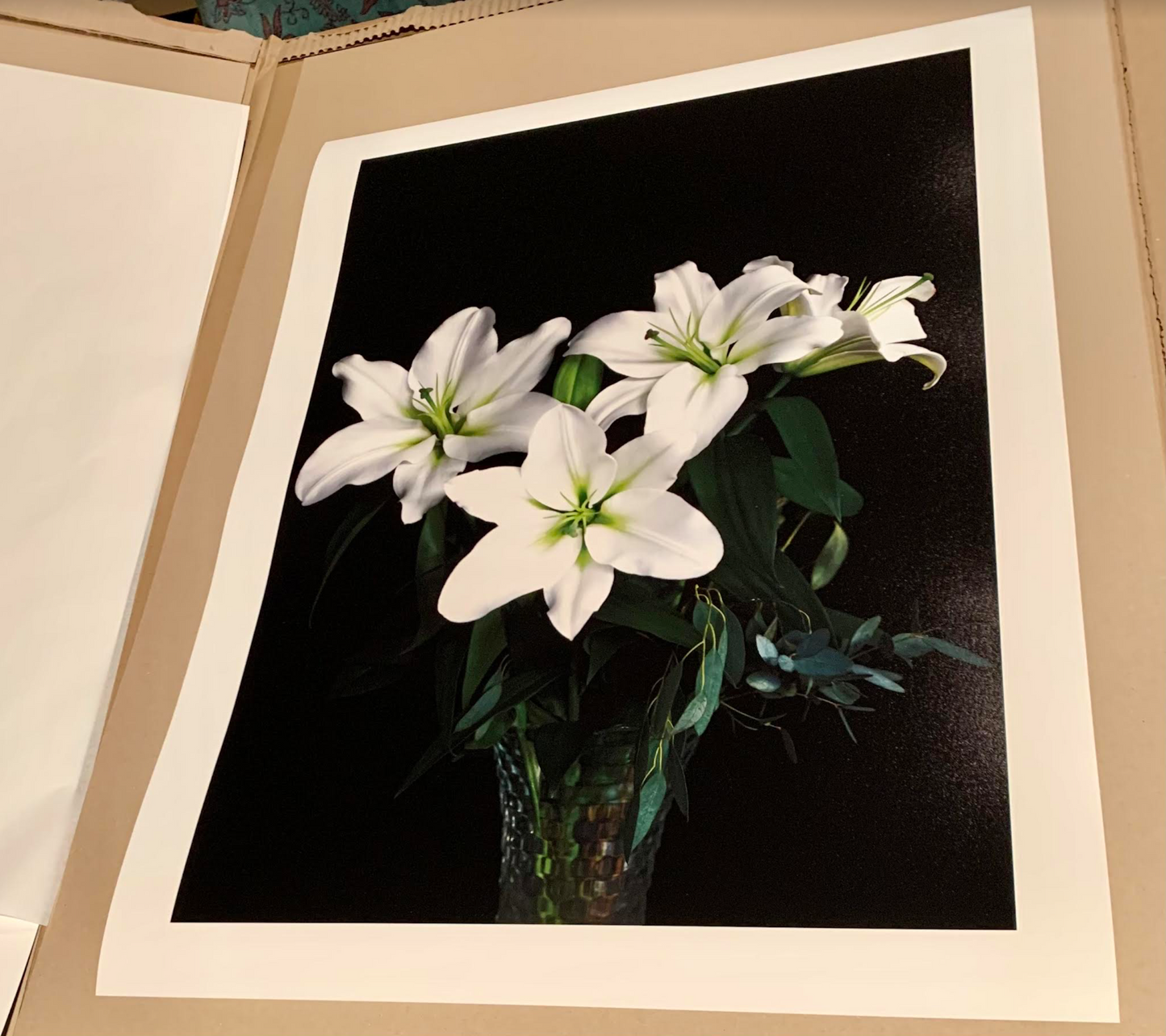 Lillies 1 - Framed or Unframed Signed Limited Edition From A3 Photographic Art Print