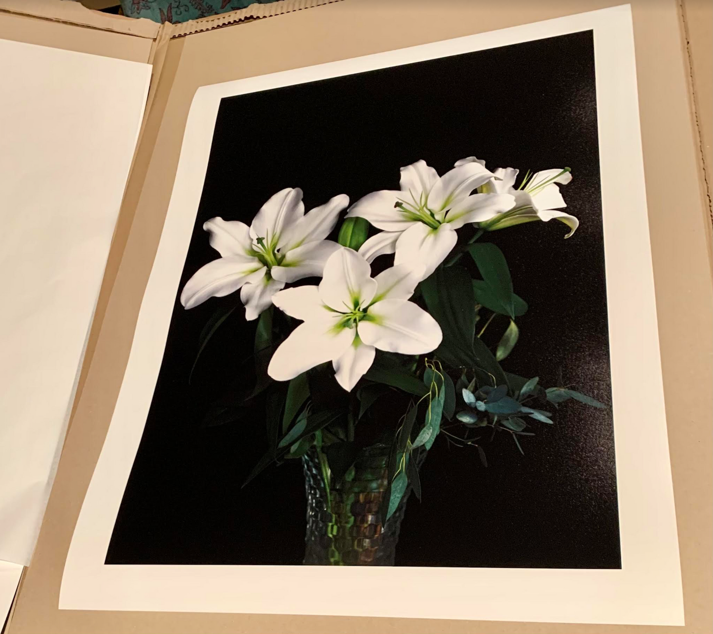 Lillies 1 - Framed or Unframed Signed Limited Edtion From A3 Photographic Art Print